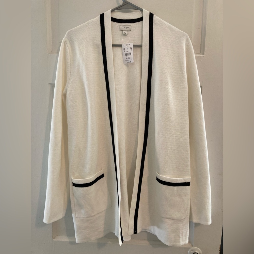 JCrew Open Front Cardigan Sweater - Medium -NWT